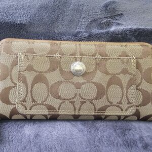 Coach Brown Signature Wallet